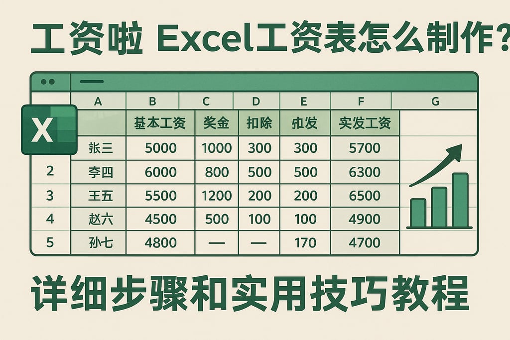 工资啦excel工资表怎么制作？详细步骤和实用技巧教程