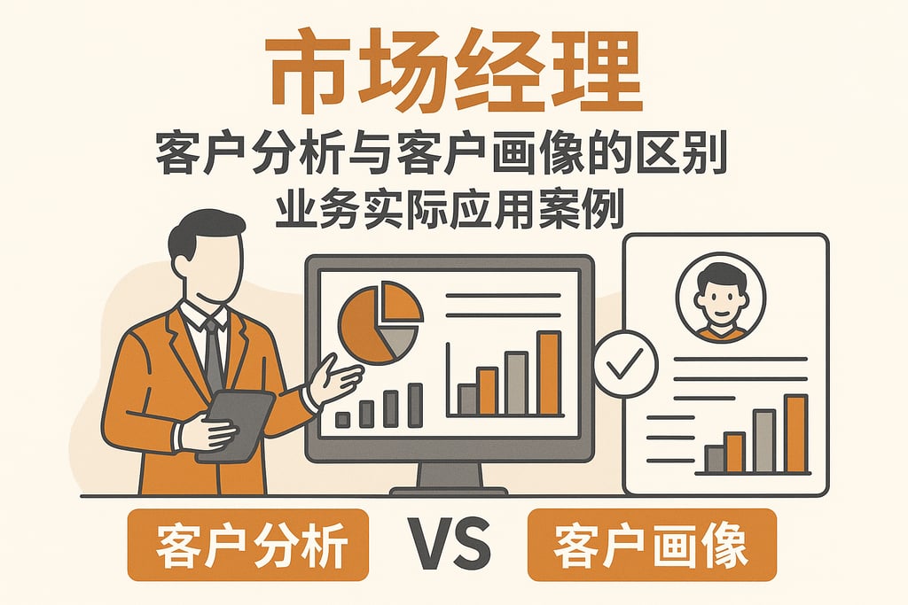 市场经理客户分析与客户画像的区别，业务实际应用案例