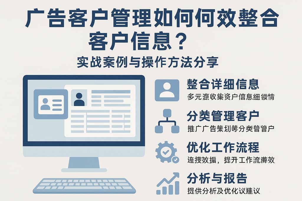 广告客户管理软件如何高效整合客户信息？实战案例与操作方法分享