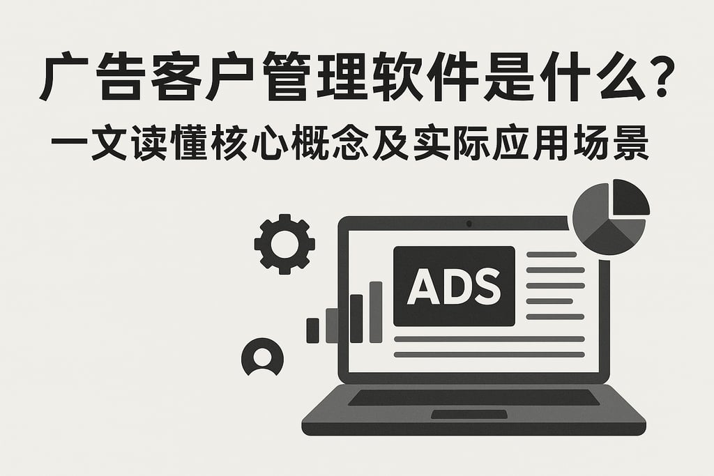 广告客户管理软件是什么？一文读懂核心概念及实际应用场景