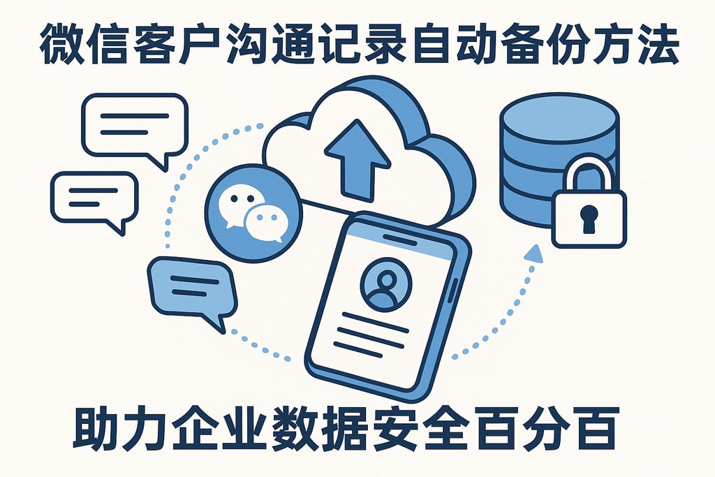 微信客户沟通记录自动备份方法，助力企业数据安全百分百