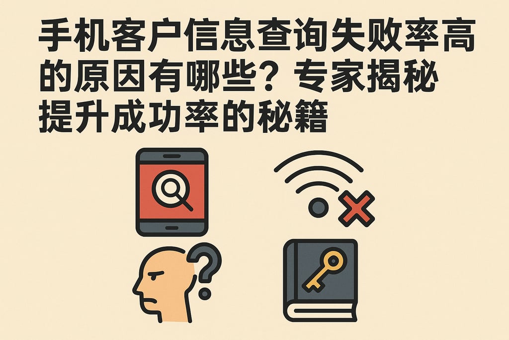 手机客户信息查询失败率高的原因有哪些？专家揭秘提升成功率的秘籍