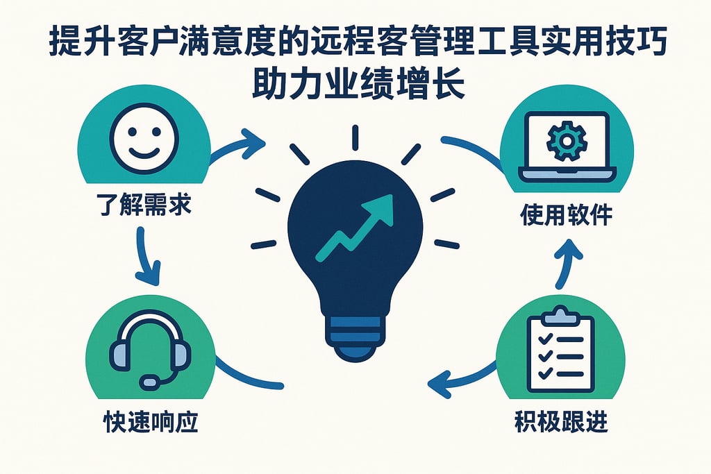 提升客户满意度的远程客户管理工具实用技巧，助力业绩增长