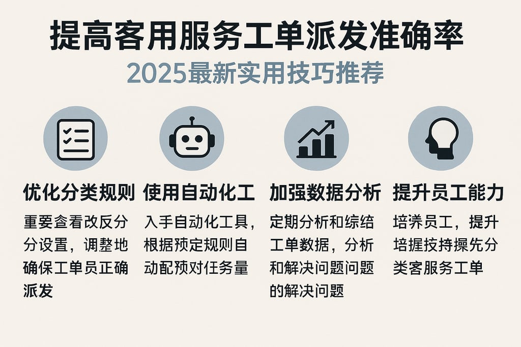 提高客户服务工单派发准确率的方法，2025最新实用技巧推荐
