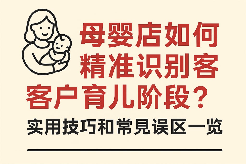 母婴店如何精准识别客户育儿阶段？实用技巧和常见误区一览