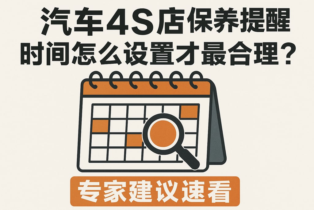 汽车4S店客户保养提醒时间怎么设置才最合理？专家建议速看