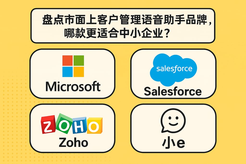 盘点市面上客户管理语音助手品牌，哪款更适合中小企业？