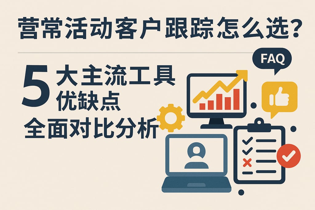 营销活动客户跟踪怎么选？5大主流工具优缺点全面对比分析
