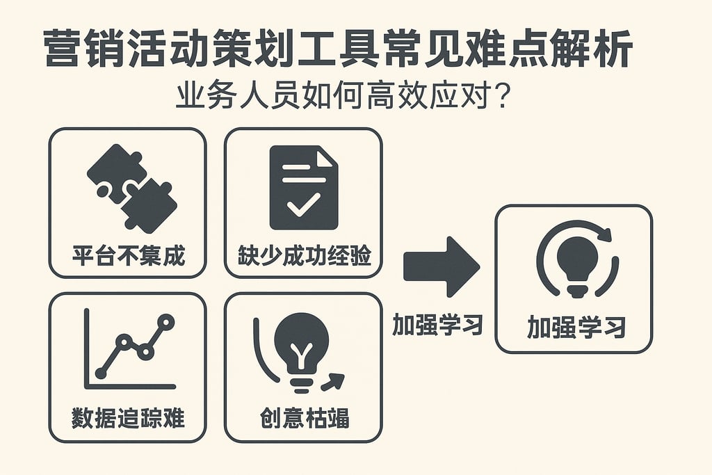 营销活动策划工具常见难点解析，业务人员如何高效应对？