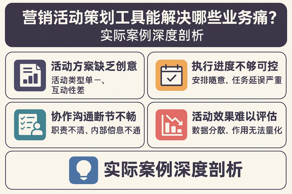 营销活动策划工具能解决哪些业务痛点？实际案例深度剖析