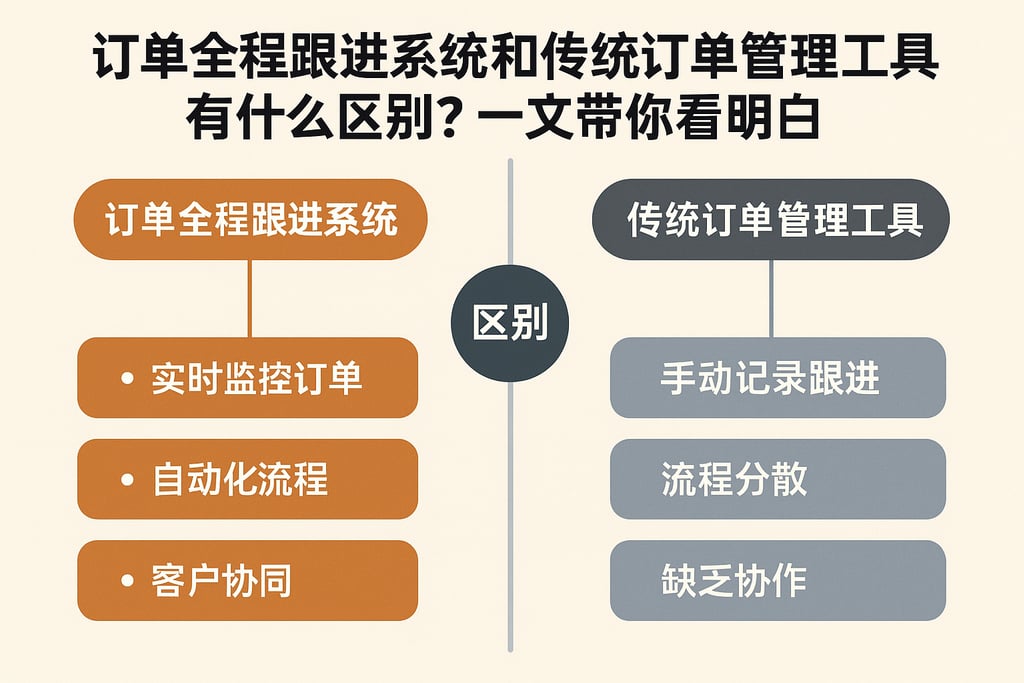 订单全程跟进系统和传统订单管理工具有什么区别？一文带你看明白