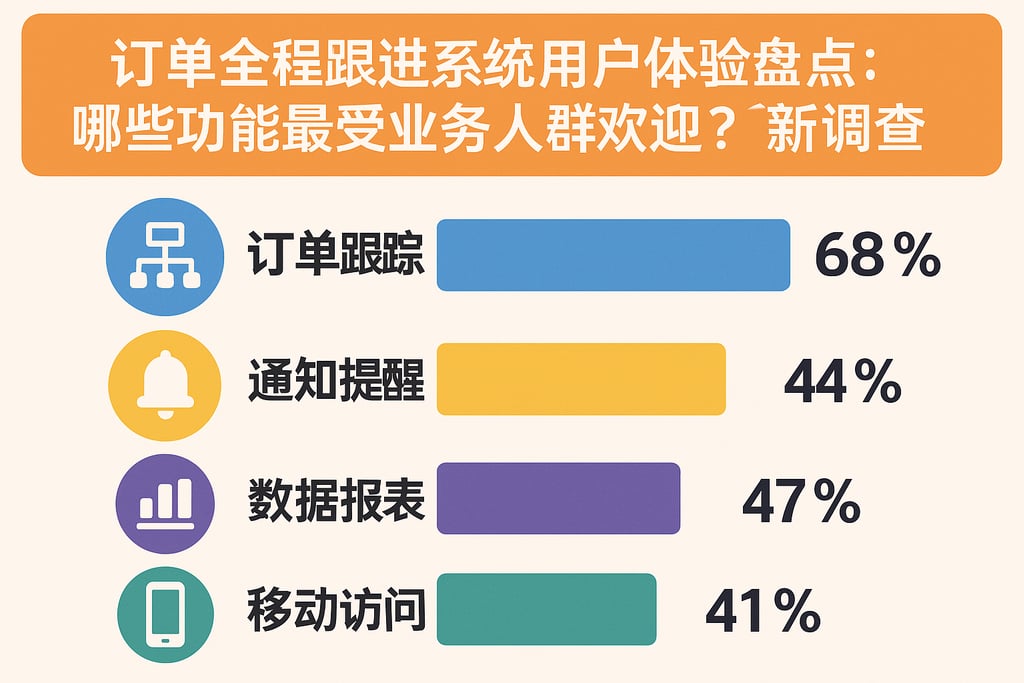 订单全程跟进系统用户体验盘点：哪些功能最受业务人群欢迎？最新调查