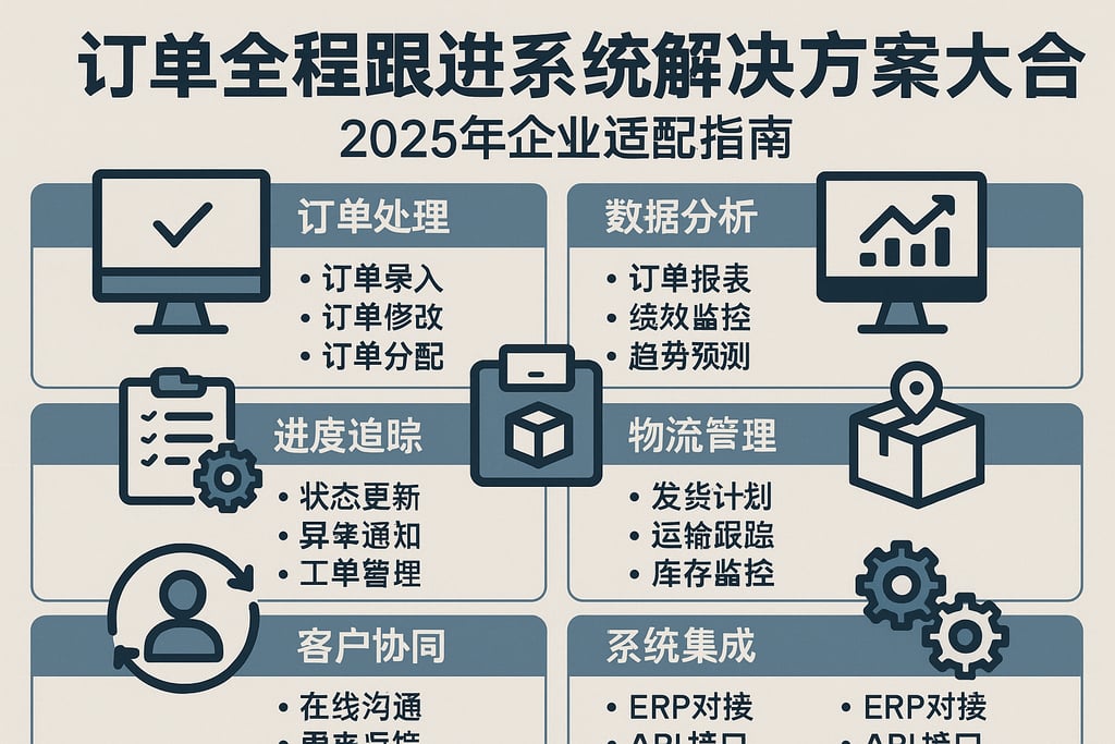 订单全程跟进系统解决方案大集合，2025年企业适配指南