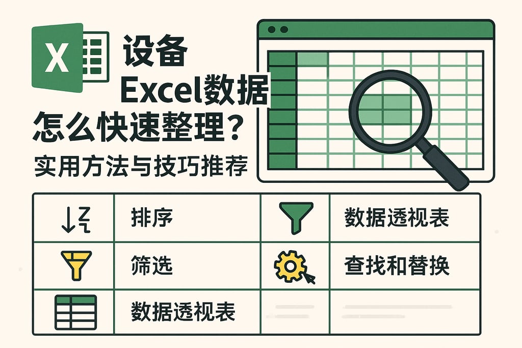 设备Excel数据怎么快速整理？实用方法与技巧推荐