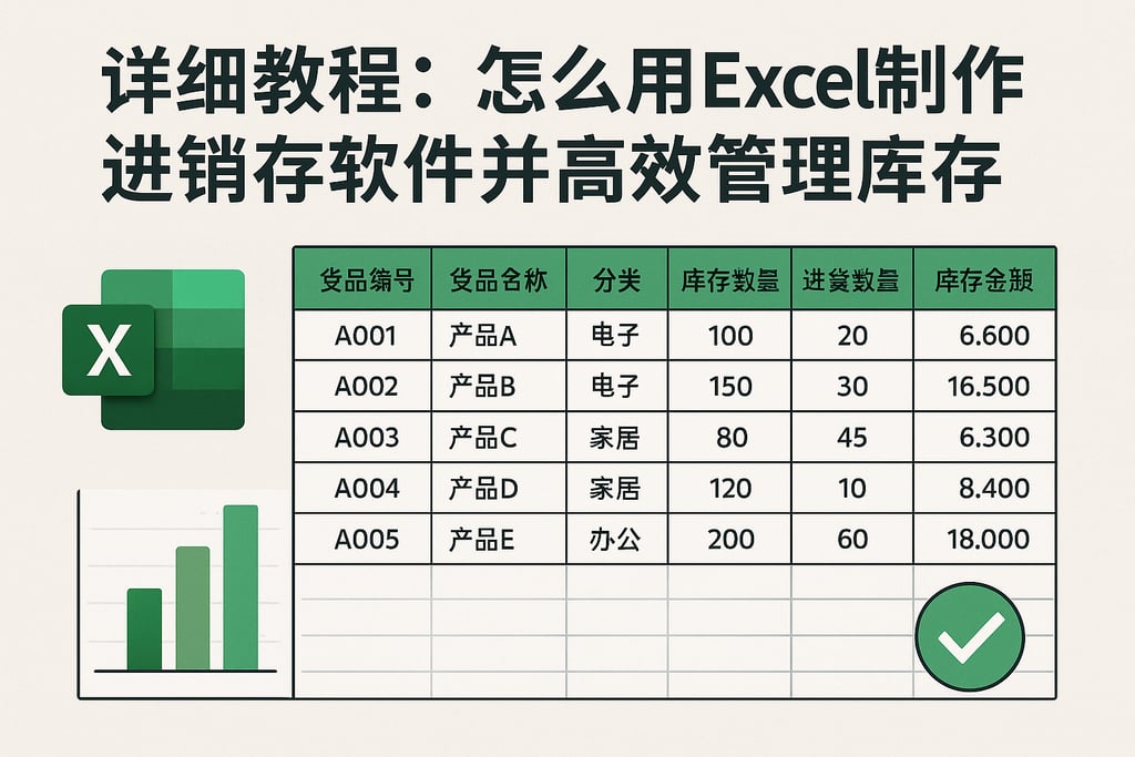 详细教程：怎么用Excel制作进销存软件并高效管理库存