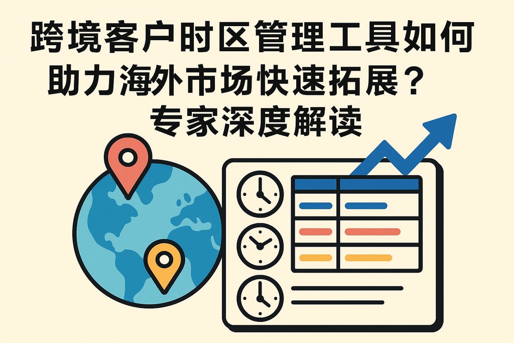 跨境客户时区管理工具如何助力海外市场快速拓展？专家深度解读