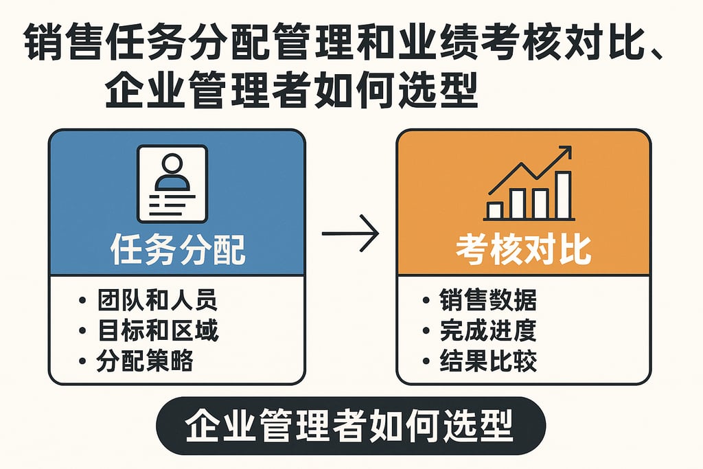 销售任务分配管理和业绩考核对比分析，企业管理者如何选型