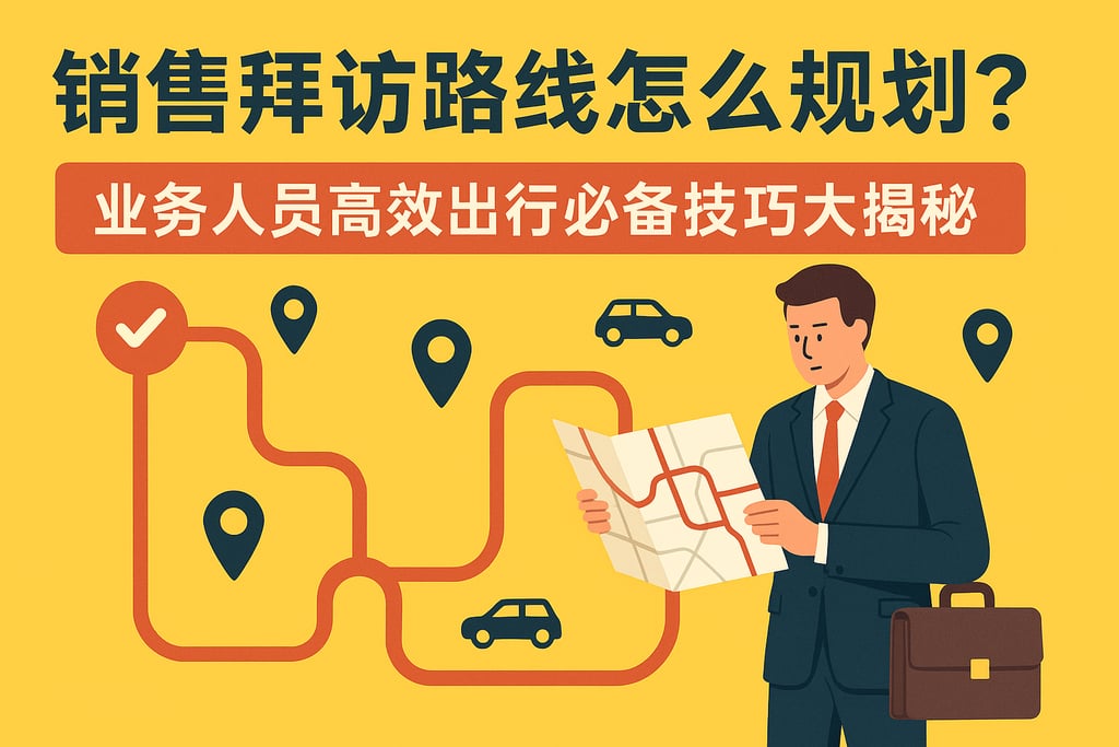 销售拜访路线怎么规划？业务人员高效出行必备技巧大揭秘