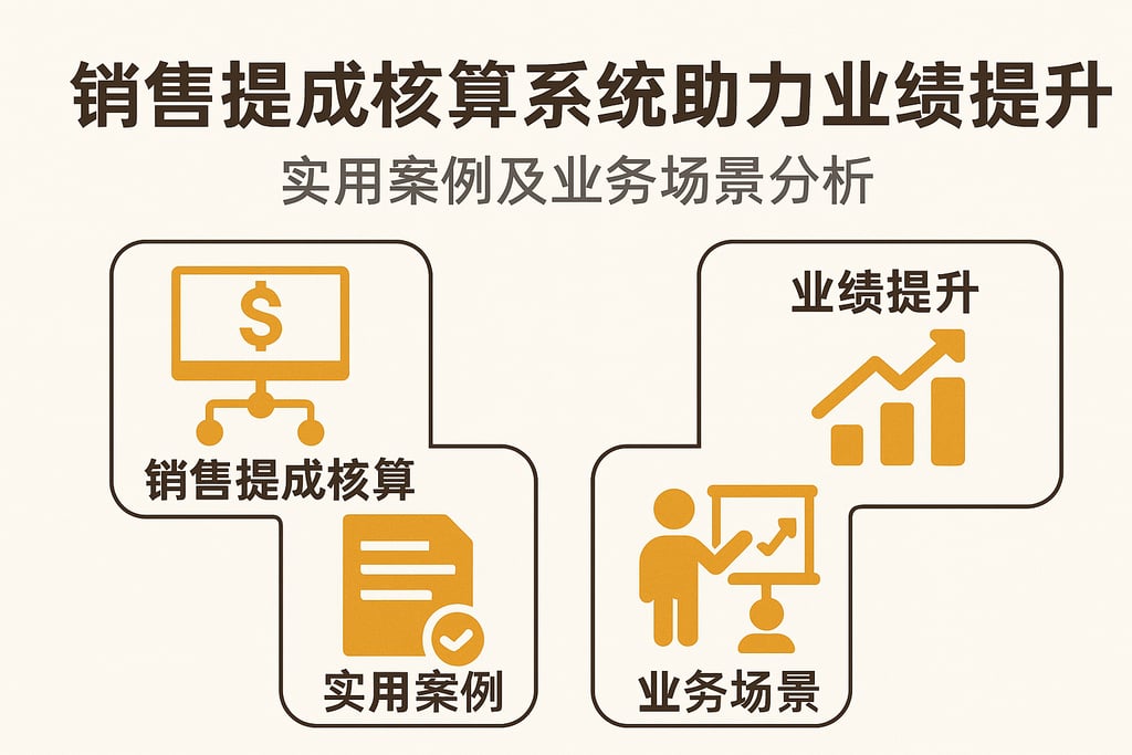 销售提成核算系统助力业绩提升，实用案例及业务场景分析