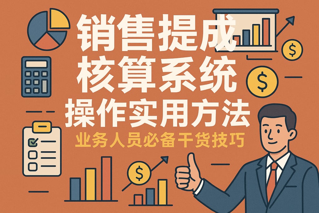 销售提成核算系统操作实用方法，业务人员必备干货技巧