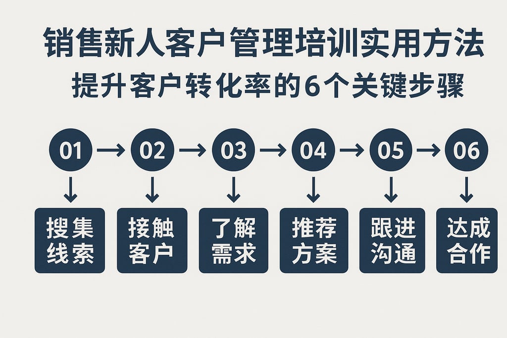 销售新人客户管理培训实用方法：提升客户转化率的6个关键步骤