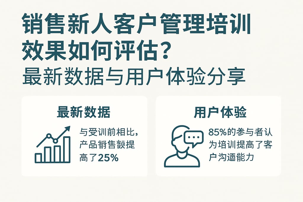 销售新人客户管理培训效果如何评估？最新数据与用户体验分享