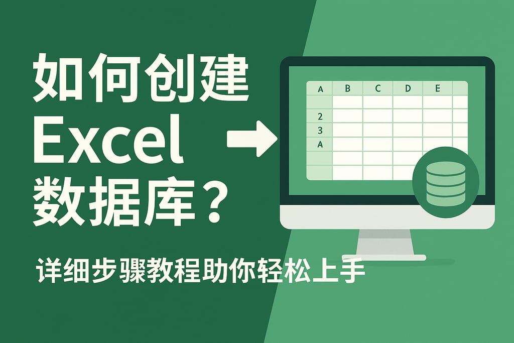 如何创建Excel数据库?详细步骤教程助你轻松上手 | 零代码企业数字化知识站