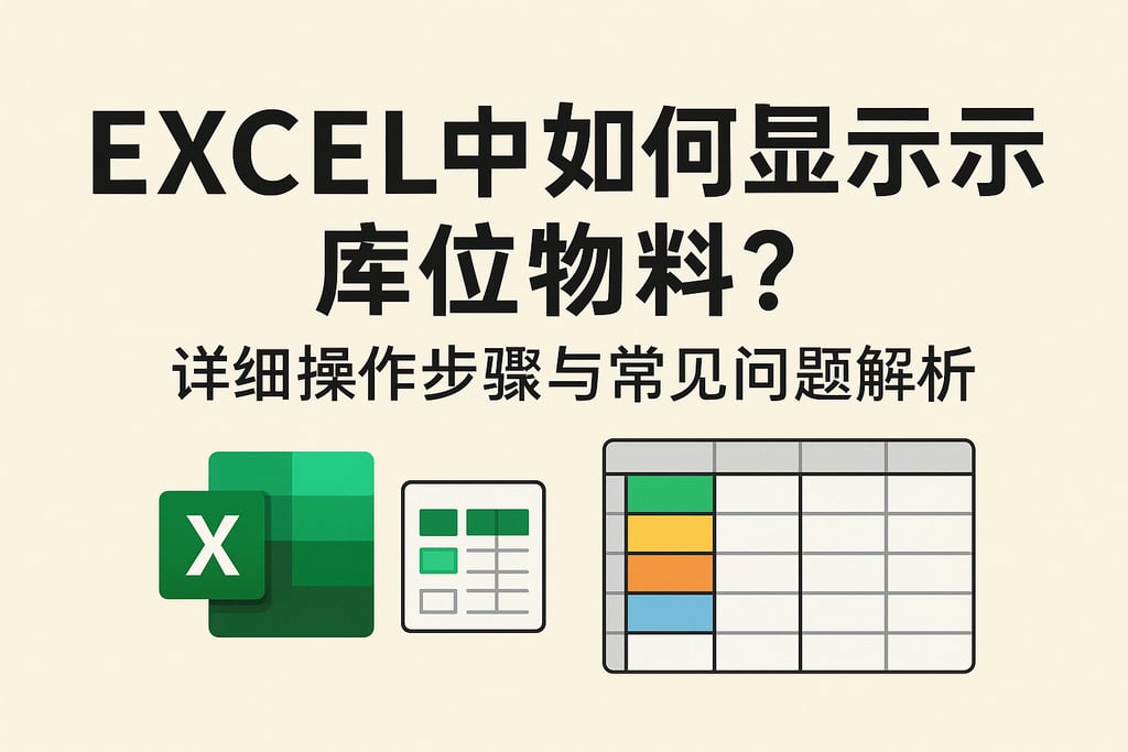 EXCEL中如何显示库位物料？详细操作步骤与常见问题解析