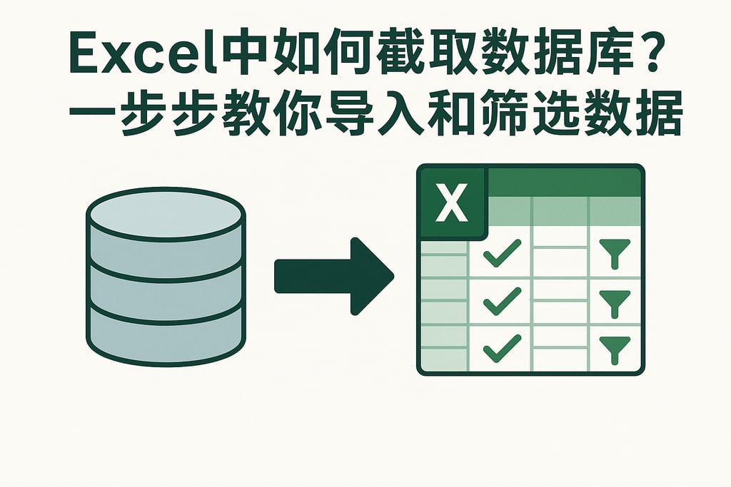 Excel中如何截取数据库？一步步教你导入和筛选数据