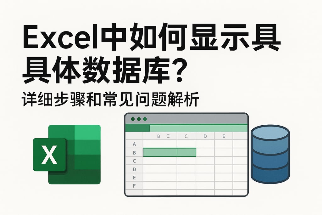 Excel中如何显示具体数据库？详细步骤和常见问题解析