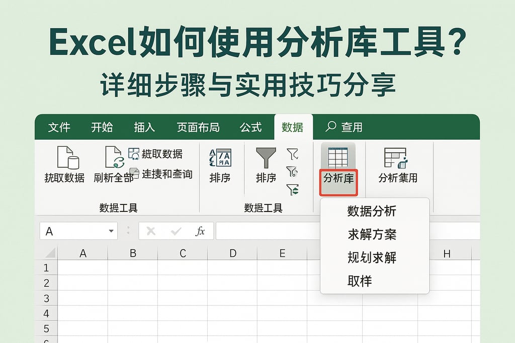 Excel如何使用分析库工具？详细步骤与实用技巧分享