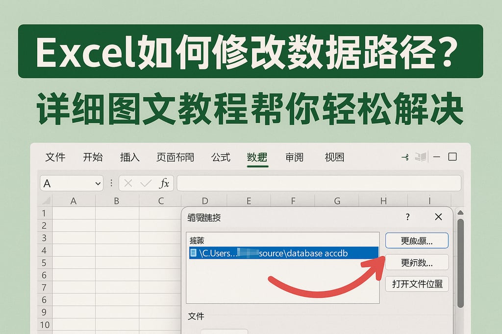 Excel如何修改数据库路径？详细图文教程帮你轻松解决