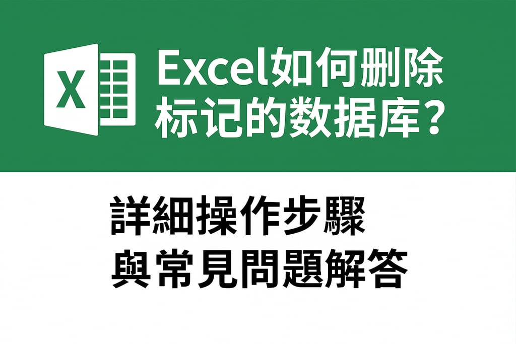 Excel如何删除标记的数据库？详细操作步骤与常见问题解答
