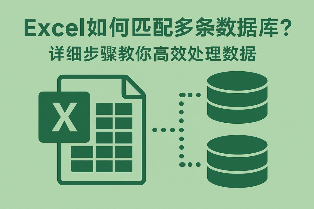 Excel如何匹配多条数据库？详细步骤教你高效处理数据