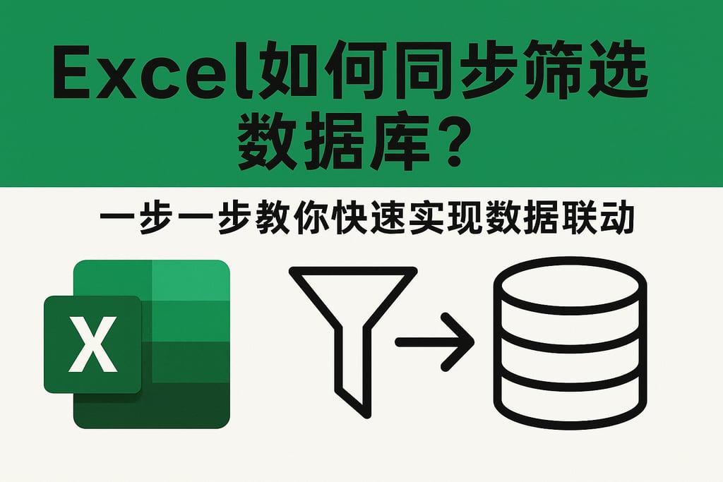 Excel如何同步筛选数据库？一步一步教你快速实现数据联动