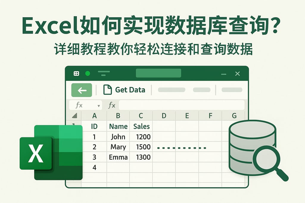 Excel如何实现数据库查询？详细教程教你轻松连接和查询数据