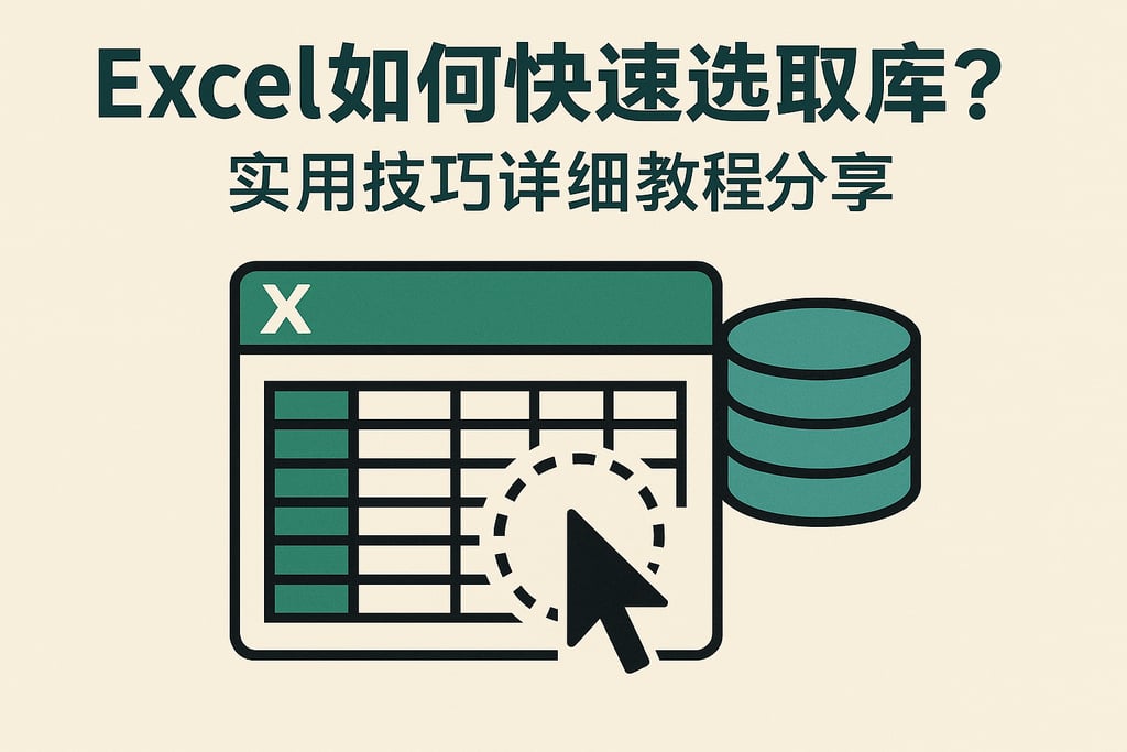 Excel如何快速选取数据库？实用技巧详细教程分享