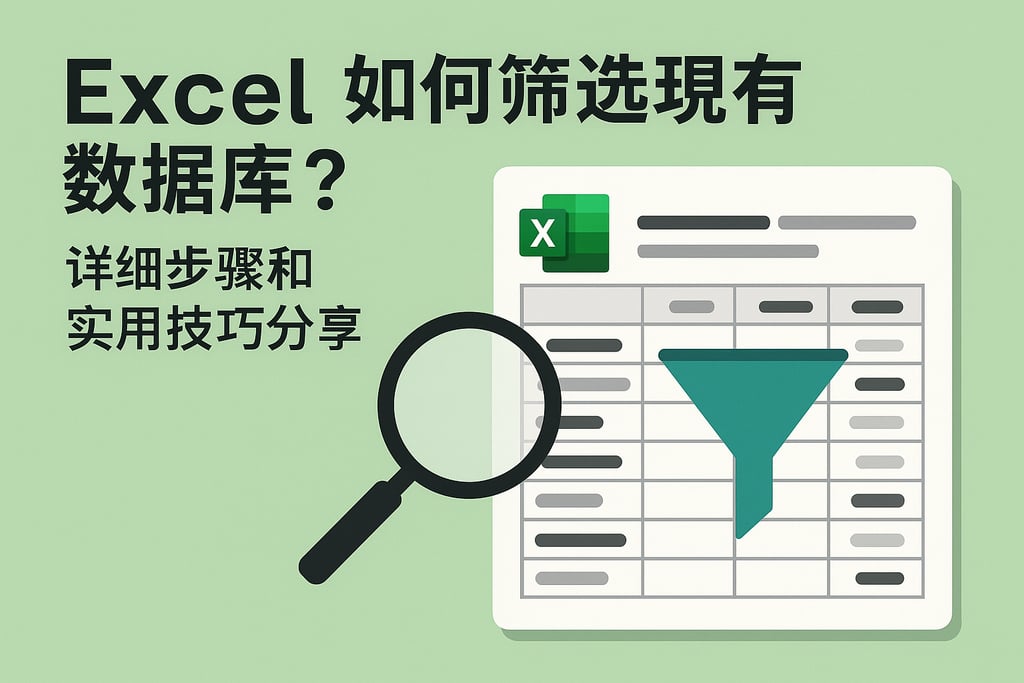 Excel如何筛选现有数据库？详细步骤和实用技巧分享