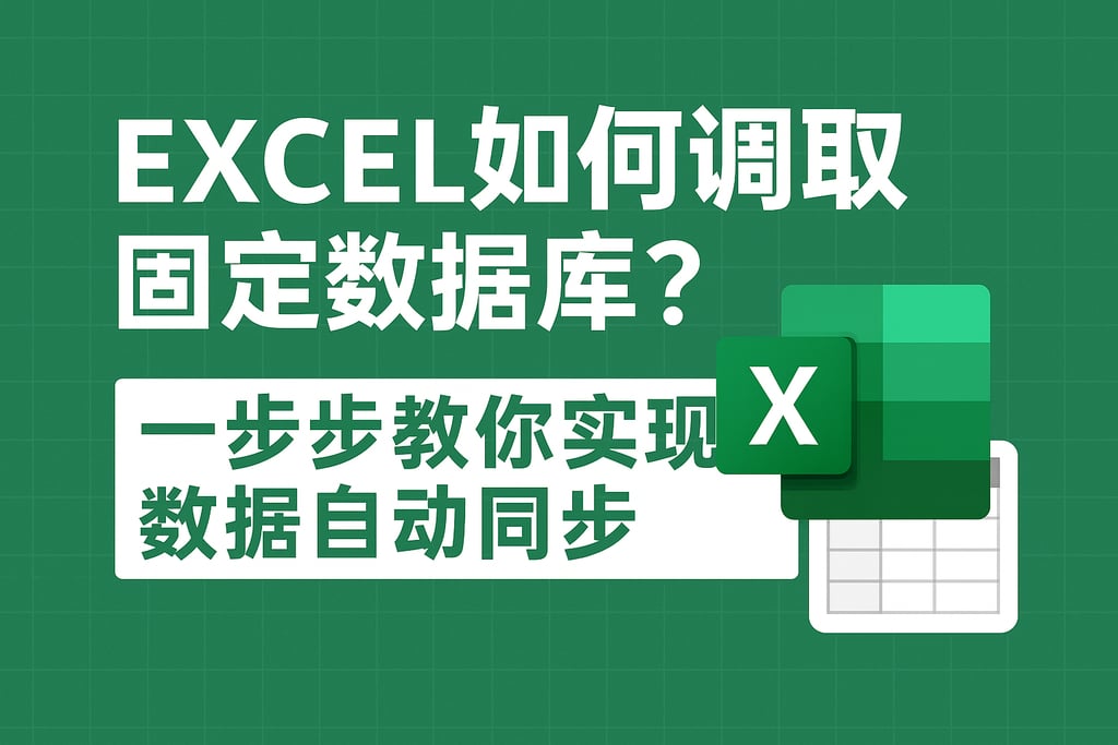 Excel如何调取固定数据库？一步步教你实现数据自动同步