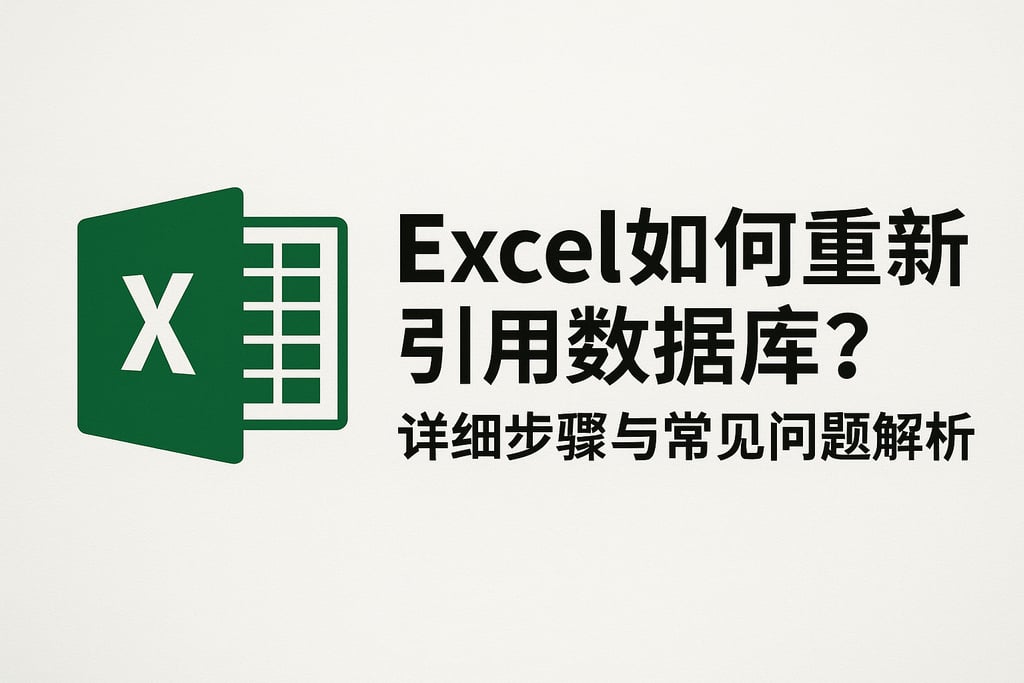Excel如何重新引用数据库？详细步骤与常见问题解析
