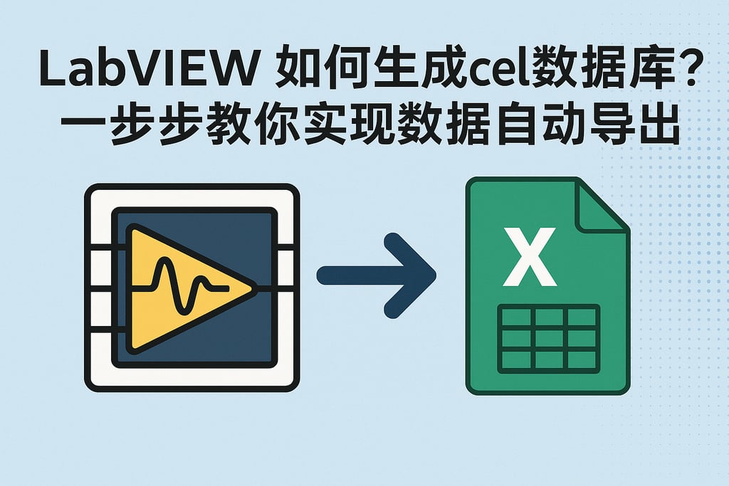 LabVIEW如何生成Excel数据库?一步步教你实现数据自动导出 | 零代码企业数字化知识站