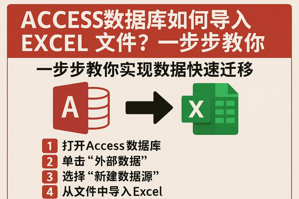 access数据库如何导入excel文件？一步步教你实现数据快速迁移