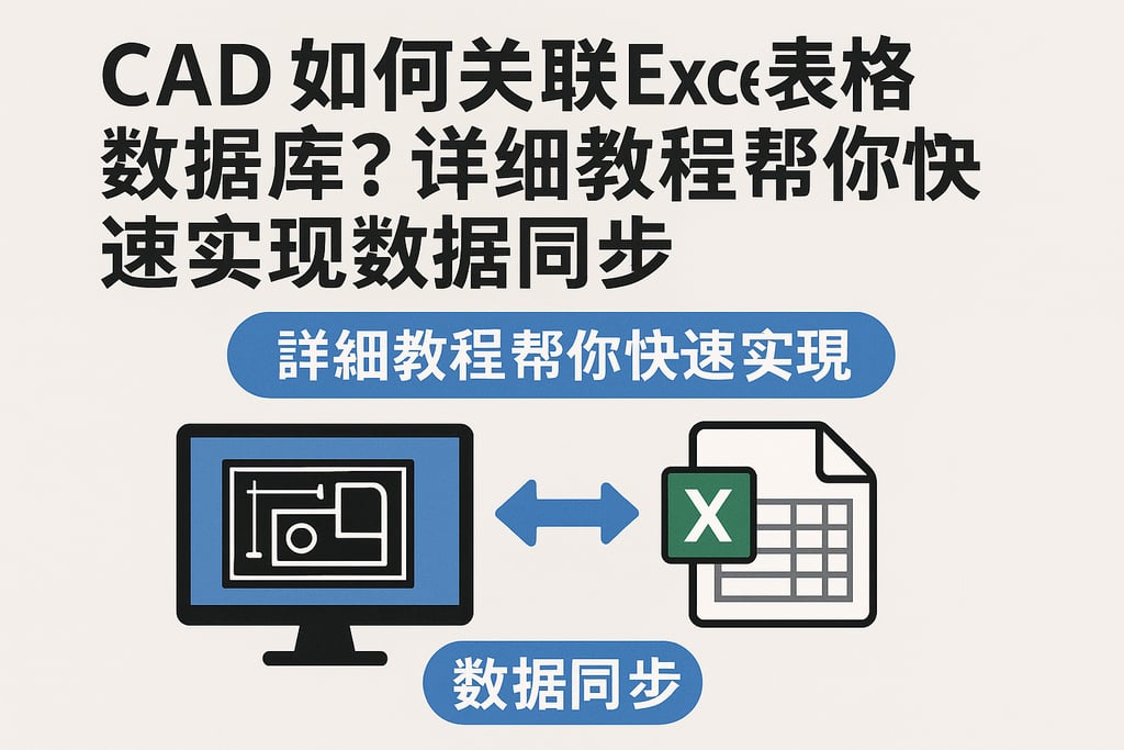 cad如何关联excel表格数据库？详细教程帮你快速实现数据同步