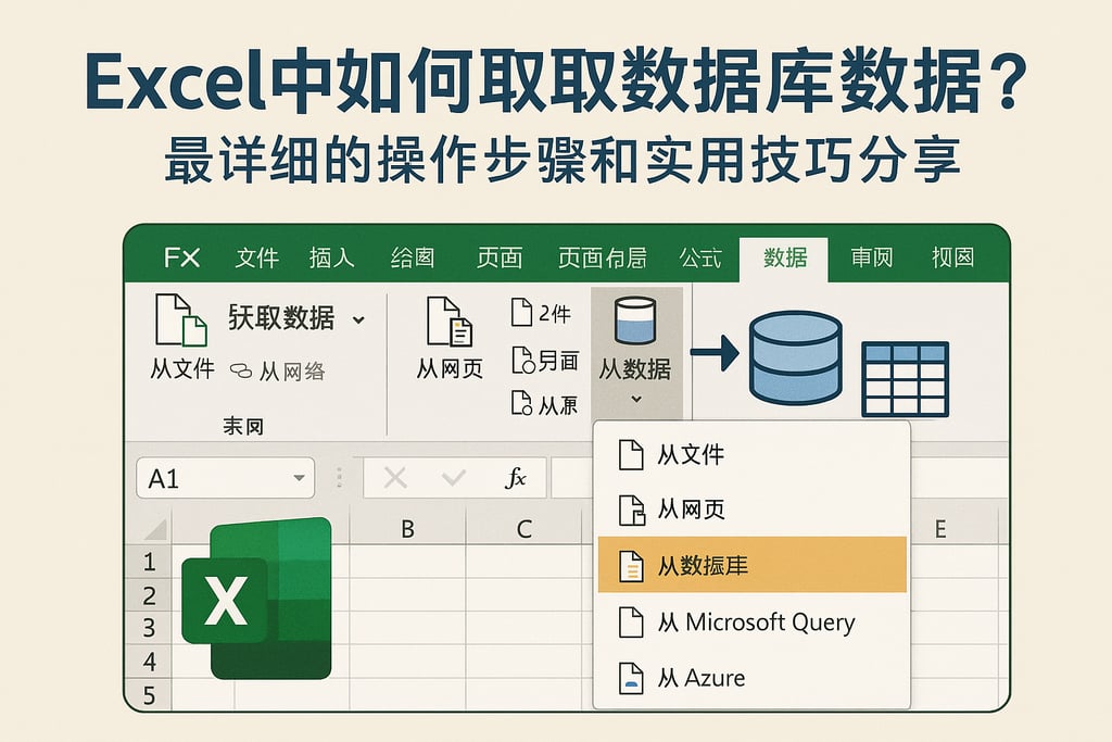 excel中如何取数据库数据？最详细的操作步骤和实用技巧分享