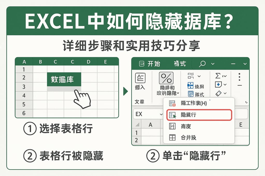 excel中如何隐藏数据库？详细步骤和实用技巧分享