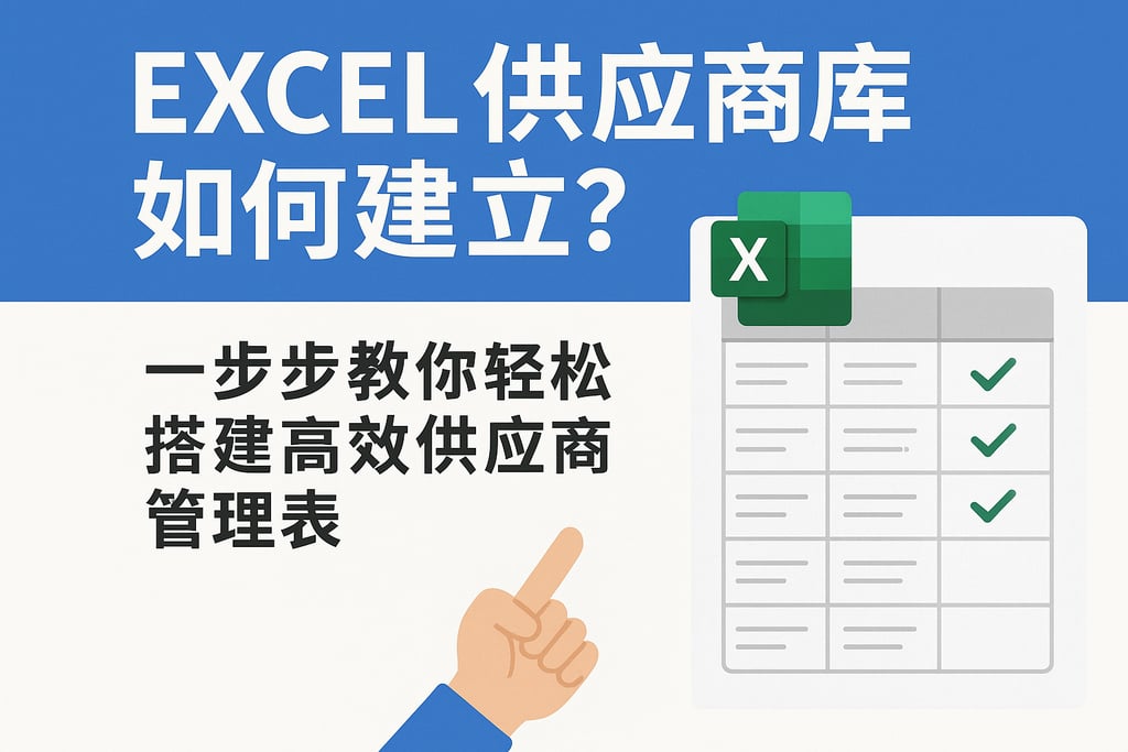 excel供应商库如何建立？一步步教你轻松搭建高效供应商管理表