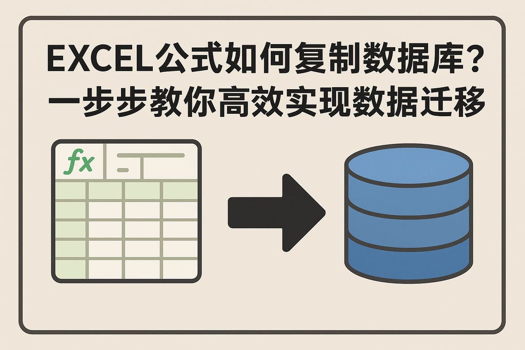 excel公式如何复制数据库内容？一步步教你高效实现数据迁移