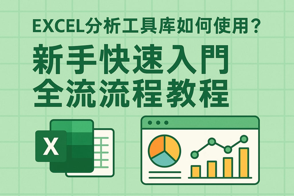 excel分析工具库如何使用？新手快速入门全流程教程