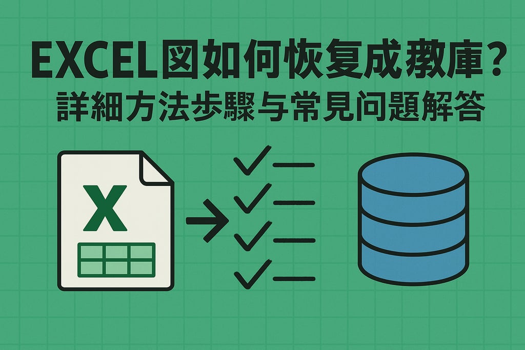 excel图如何恢复成数据库？详细方法步骤与常见问题解答