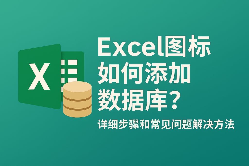 excel图标如何添加数据库？详细步骤和常见问题解决方法